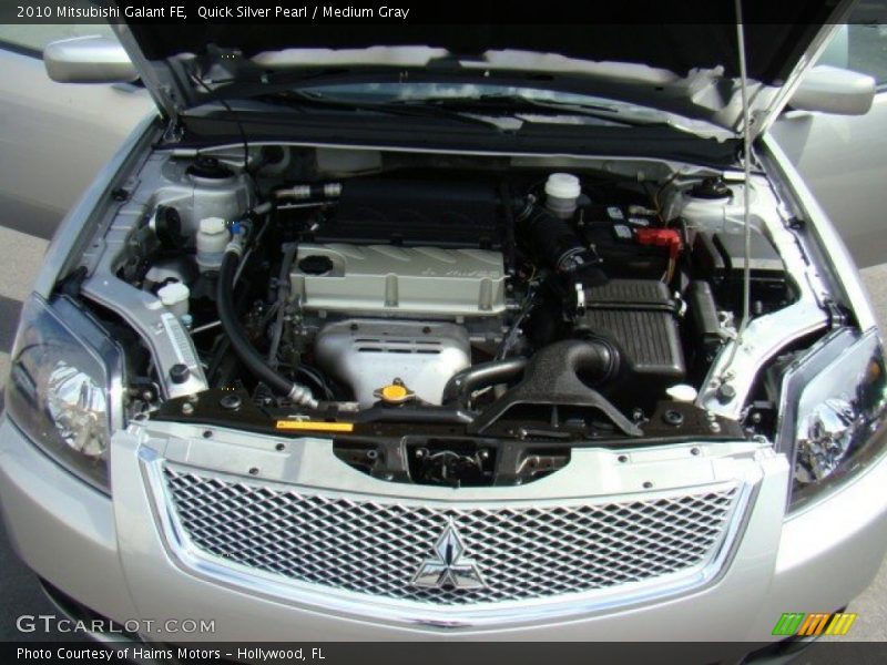 Quick Silver Pearl / Medium Gray 2010 Mitsubishi Galant FE