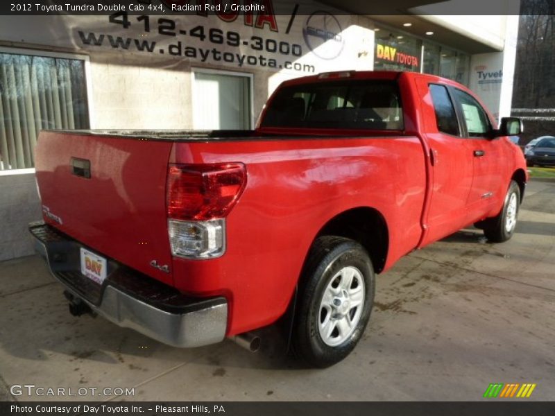 Radiant Red / Graphite 2012 Toyota Tundra Double Cab 4x4
