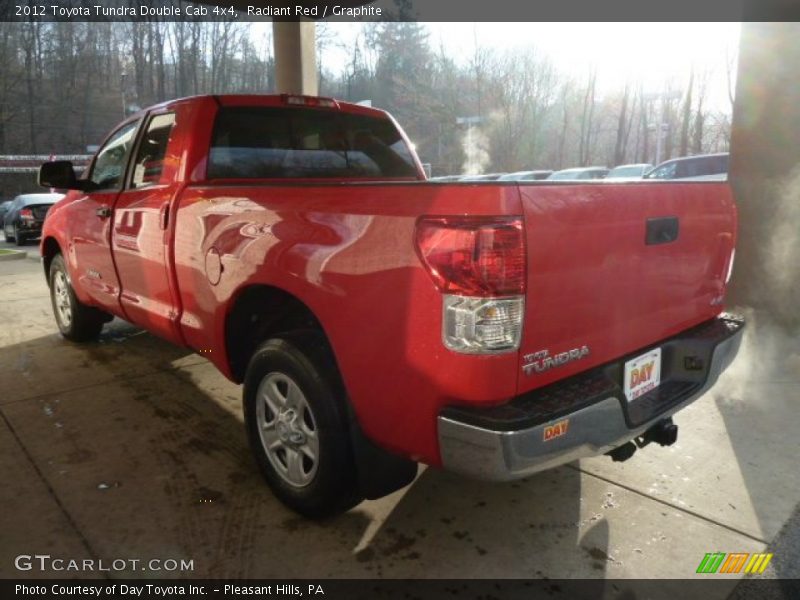 Radiant Red / Graphite 2012 Toyota Tundra Double Cab 4x4