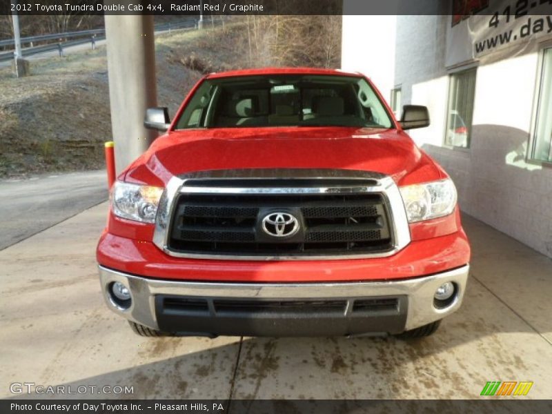 Radiant Red / Graphite 2012 Toyota Tundra Double Cab 4x4
