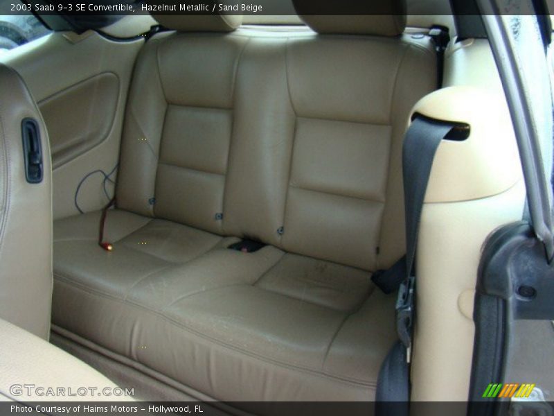  2003 9-3 SE Convertible Sand Beige Interior