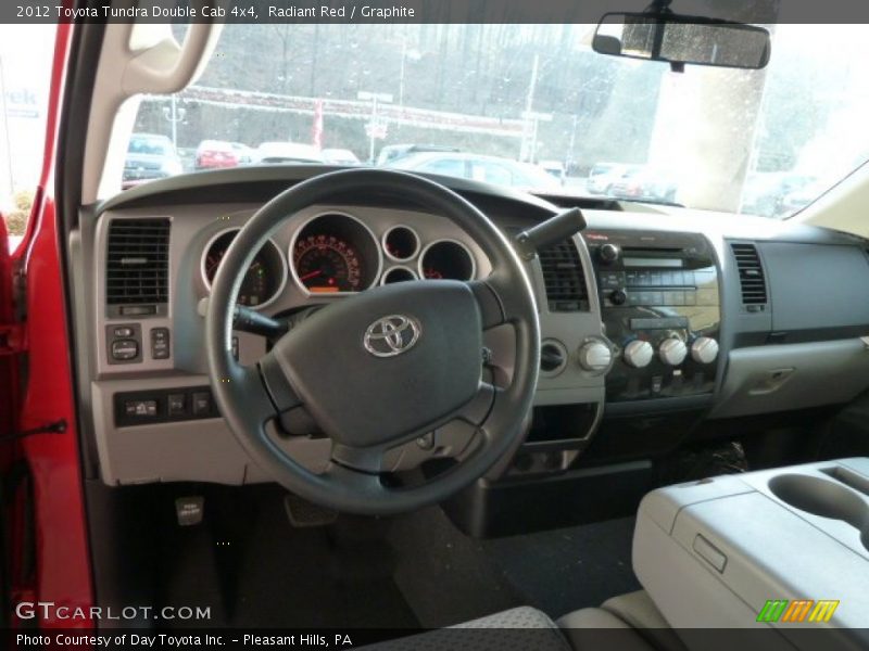 Radiant Red / Graphite 2012 Toyota Tundra Double Cab 4x4