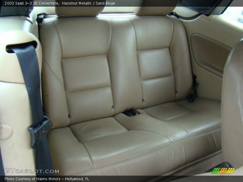  2003 9-3 SE Convertible Sand Beige Interior