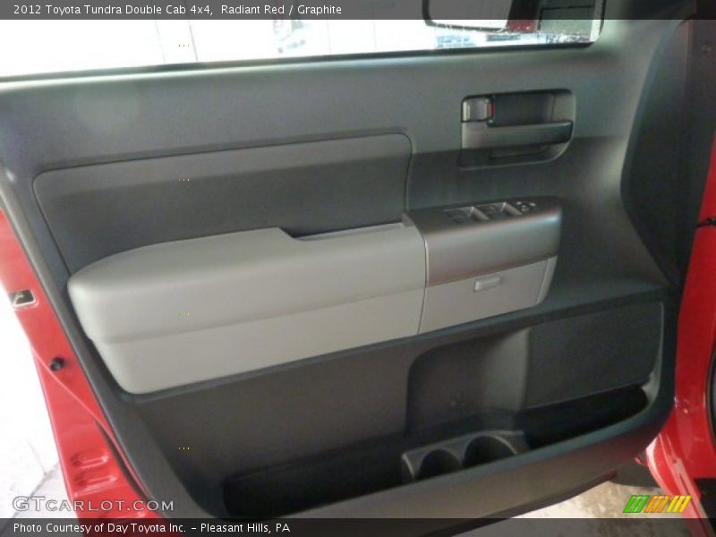 Radiant Red / Graphite 2012 Toyota Tundra Double Cab 4x4