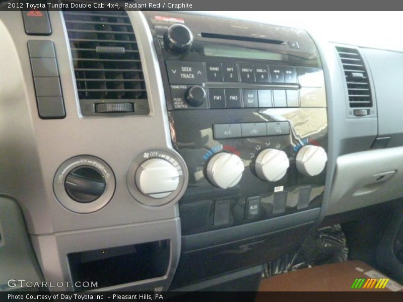 Radiant Red / Graphite 2012 Toyota Tundra Double Cab 4x4