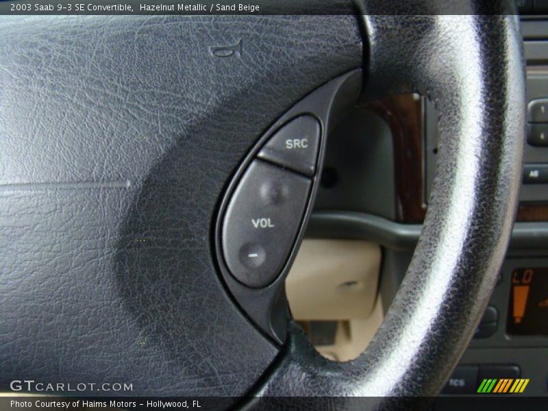 Hazelnut Metallic / Sand Beige 2003 Saab 9-3 SE Convertible