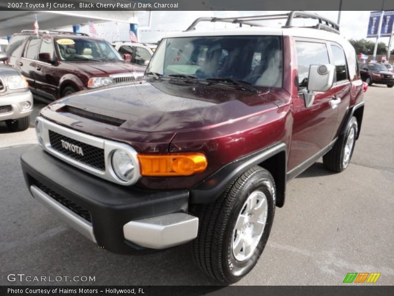 Black Cherry Pearl / Dark Charcoal 2007 Toyota FJ Cruiser