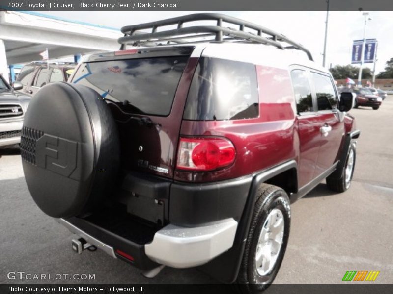 Black Cherry Pearl / Dark Charcoal 2007 Toyota FJ Cruiser