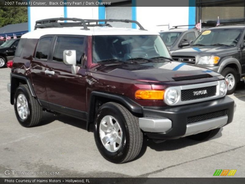 Black Cherry Pearl / Dark Charcoal 2007 Toyota FJ Cruiser