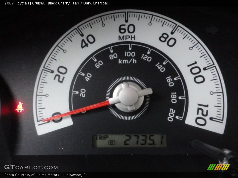 Black Cherry Pearl / Dark Charcoal 2007 Toyota FJ Cruiser