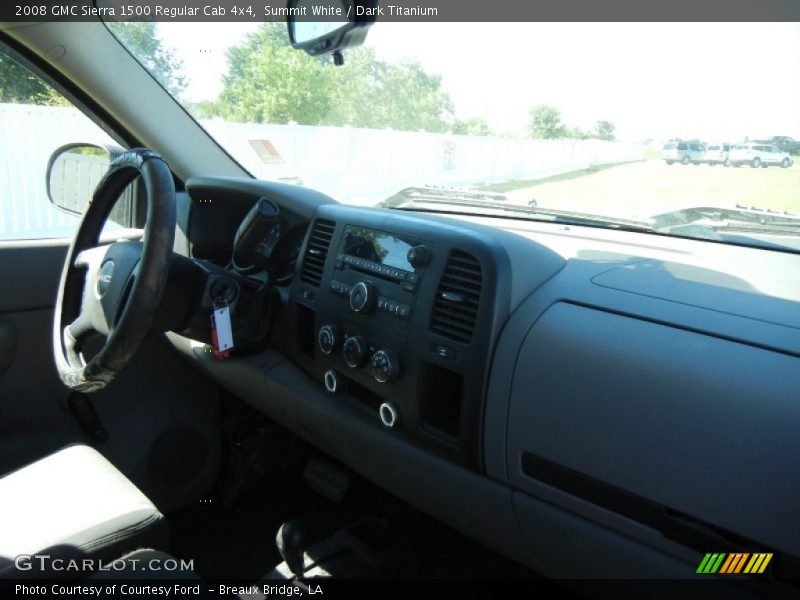 Summit White / Dark Titanium 2008 GMC Sierra 1500 Regular Cab 4x4