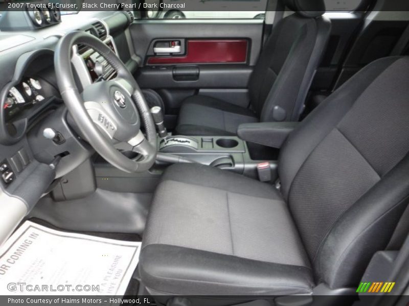 Black Cherry Pearl / Dark Charcoal 2007 Toyota FJ Cruiser
