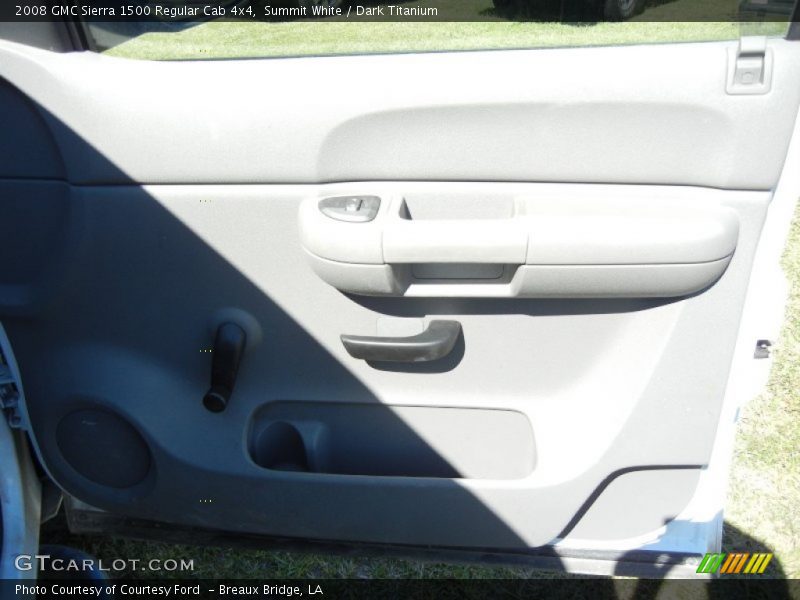 Summit White / Dark Titanium 2008 GMC Sierra 1500 Regular Cab 4x4