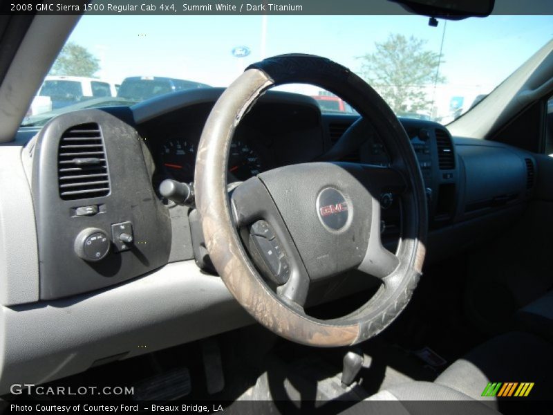 Summit White / Dark Titanium 2008 GMC Sierra 1500 Regular Cab 4x4