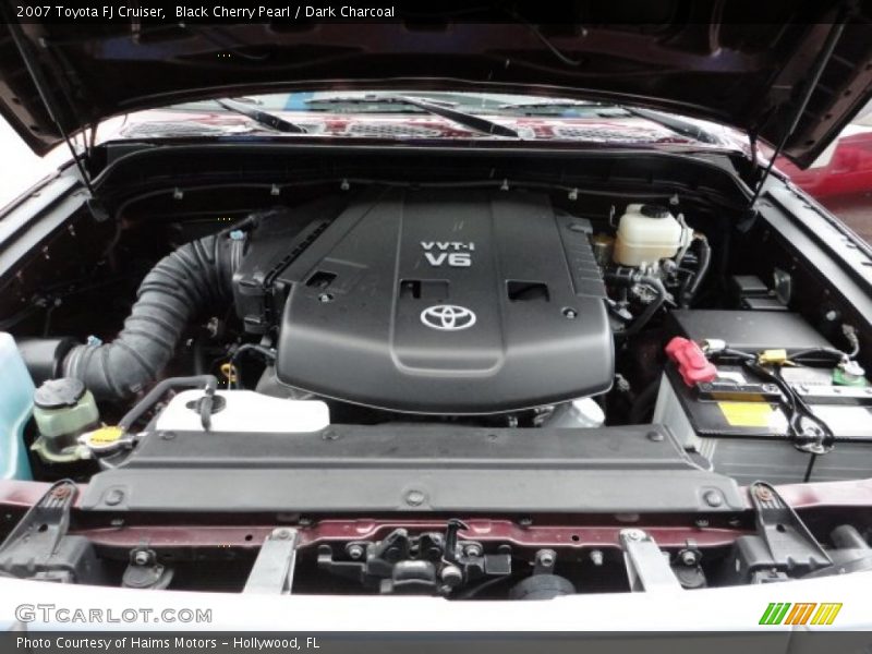 Black Cherry Pearl / Dark Charcoal 2007 Toyota FJ Cruiser