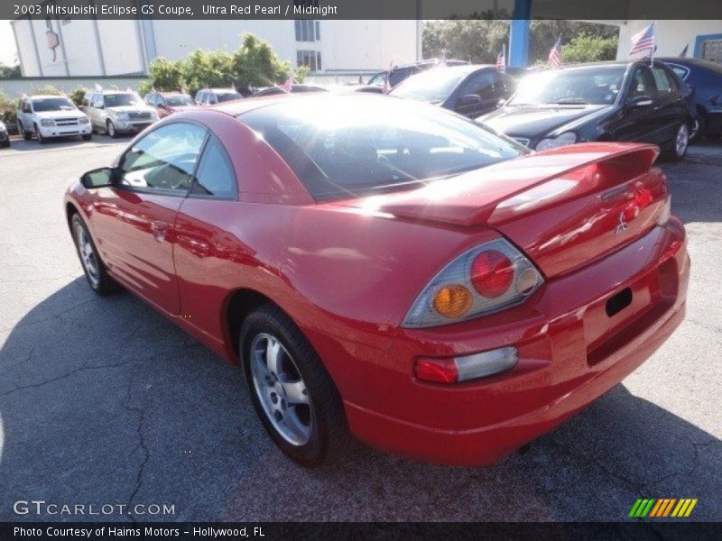 Ultra Red Pearl / Midnight 2003 Mitsubishi Eclipse GS Coupe