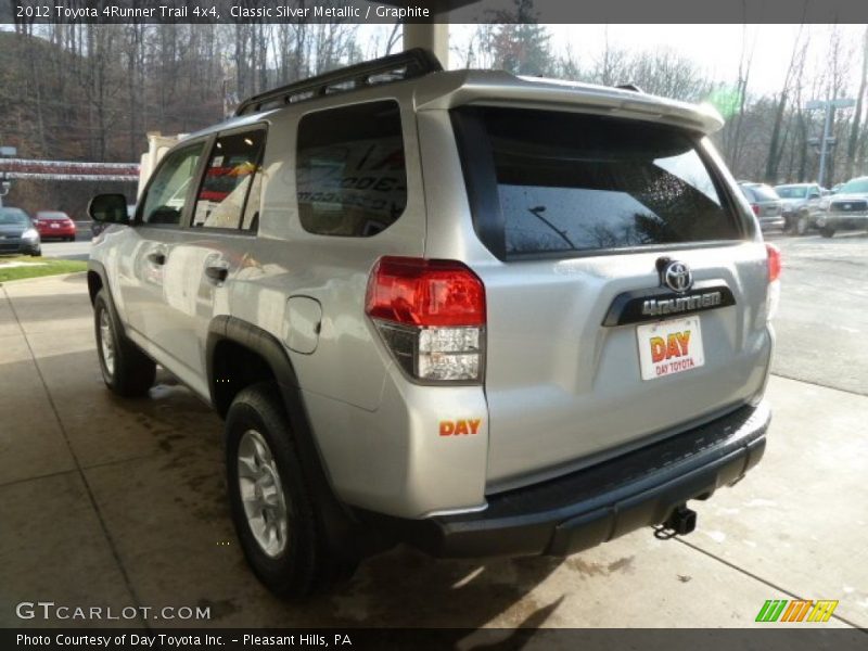 Classic Silver Metallic / Graphite 2012 Toyota 4Runner Trail 4x4