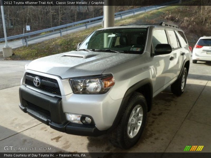Classic Silver Metallic / Graphite 2012 Toyota 4Runner Trail 4x4