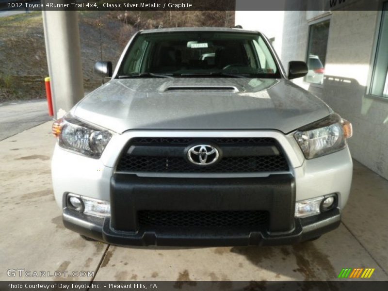 Classic Silver Metallic / Graphite 2012 Toyota 4Runner Trail 4x4