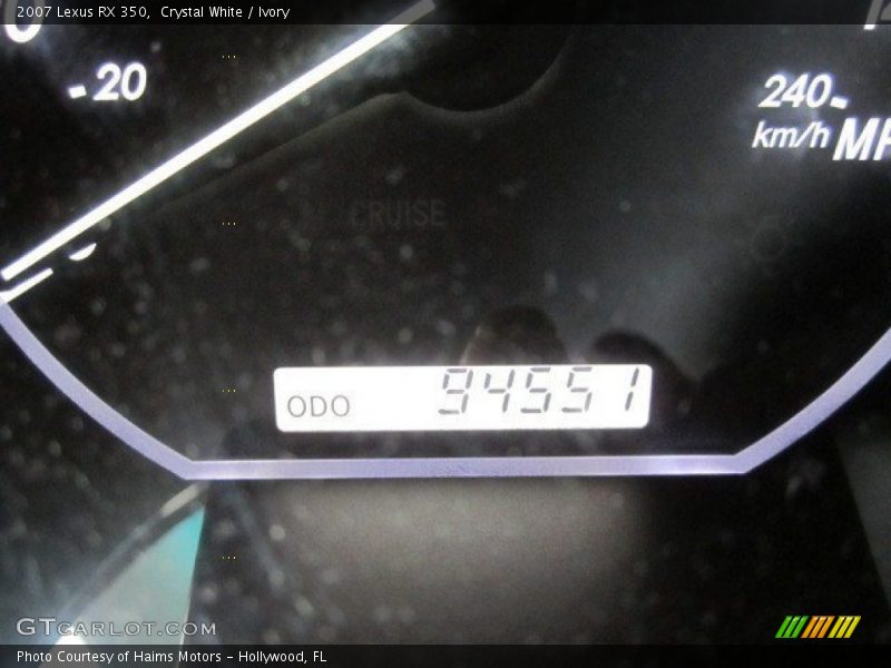 Crystal White / Ivory 2007 Lexus RX 350