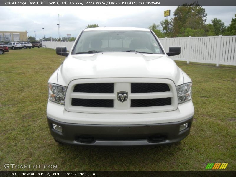 Stone White / Dark Slate/Medium Graystone 2009 Dodge Ram 1500 Sport Quad Cab 4x4