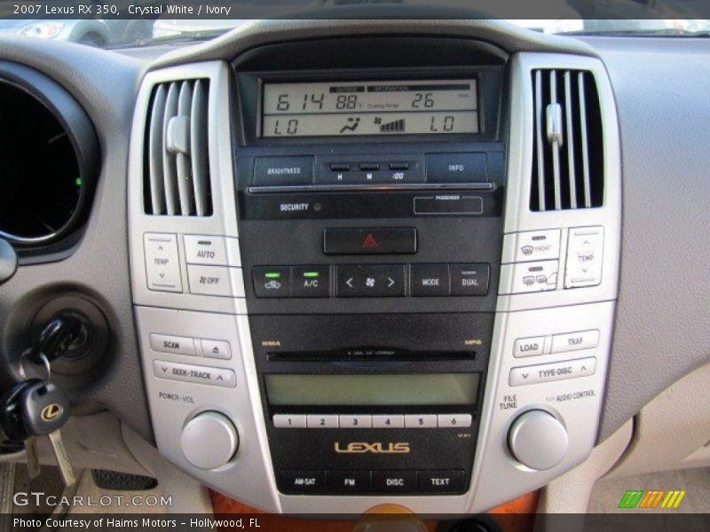 Crystal White / Ivory 2007 Lexus RX 350