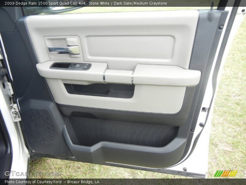 Stone White / Dark Slate/Medium Graystone 2009 Dodge Ram 1500 Sport Quad Cab 4x4