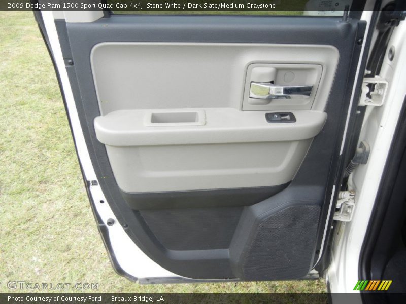 Stone White / Dark Slate/Medium Graystone 2009 Dodge Ram 1500 Sport Quad Cab 4x4