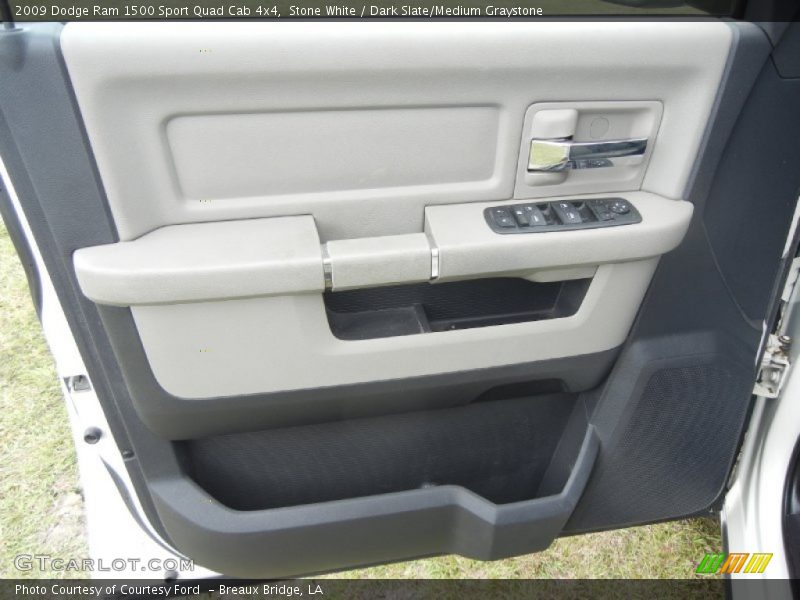 Stone White / Dark Slate/Medium Graystone 2009 Dodge Ram 1500 Sport Quad Cab 4x4