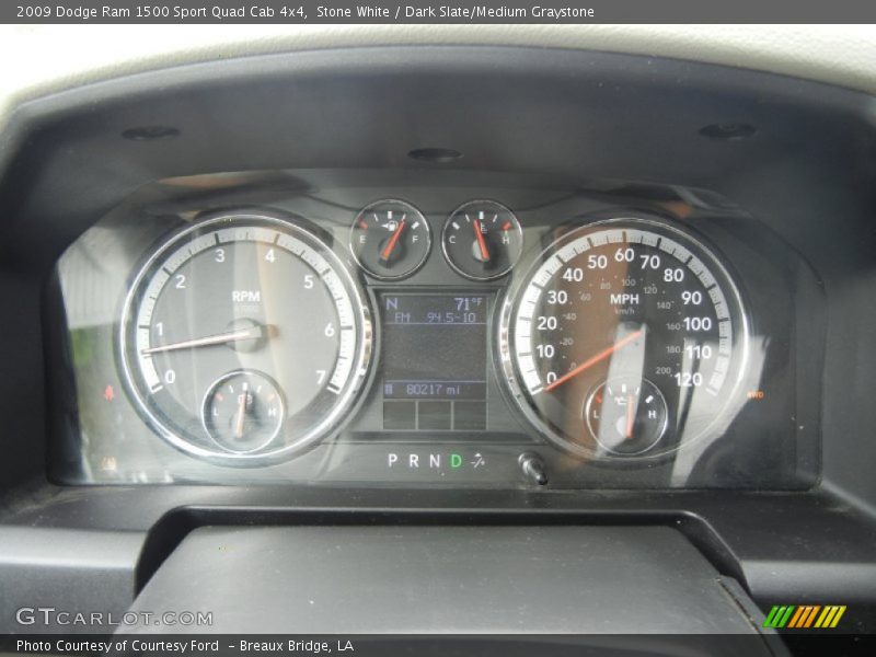Stone White / Dark Slate/Medium Graystone 2009 Dodge Ram 1500 Sport Quad Cab 4x4