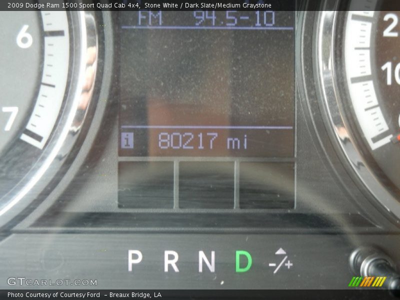 Stone White / Dark Slate/Medium Graystone 2009 Dodge Ram 1500 Sport Quad Cab 4x4