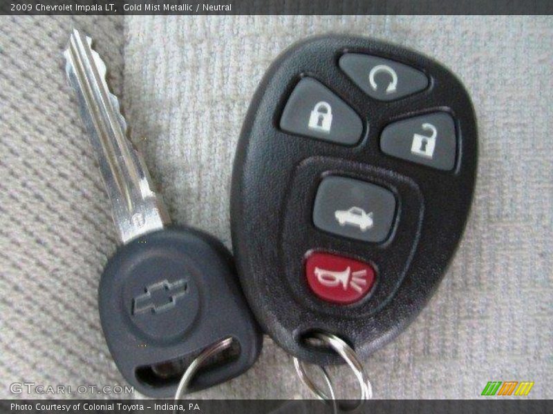 Gold Mist Metallic / Neutral 2009 Chevrolet Impala LT