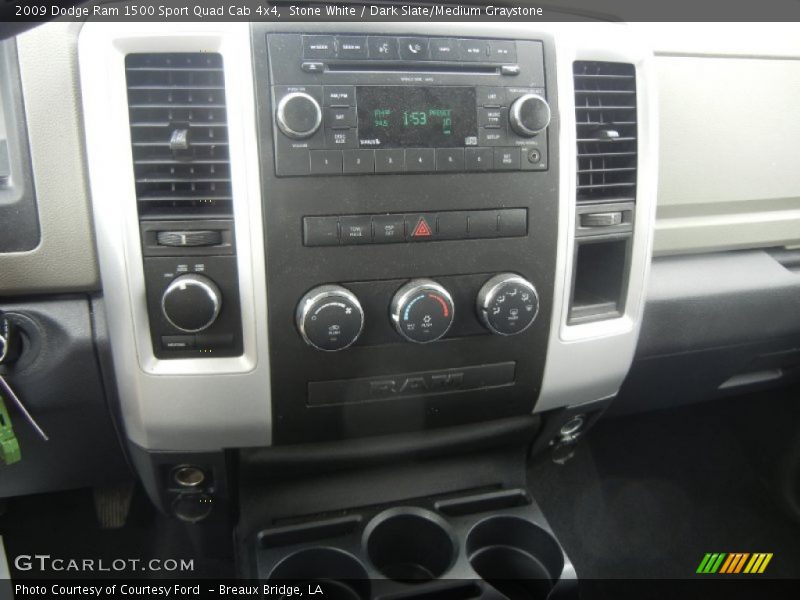 Stone White / Dark Slate/Medium Graystone 2009 Dodge Ram 1500 Sport Quad Cab 4x4