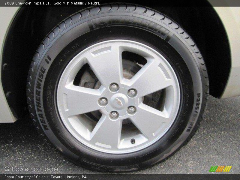 Gold Mist Metallic / Neutral 2009 Chevrolet Impala LT