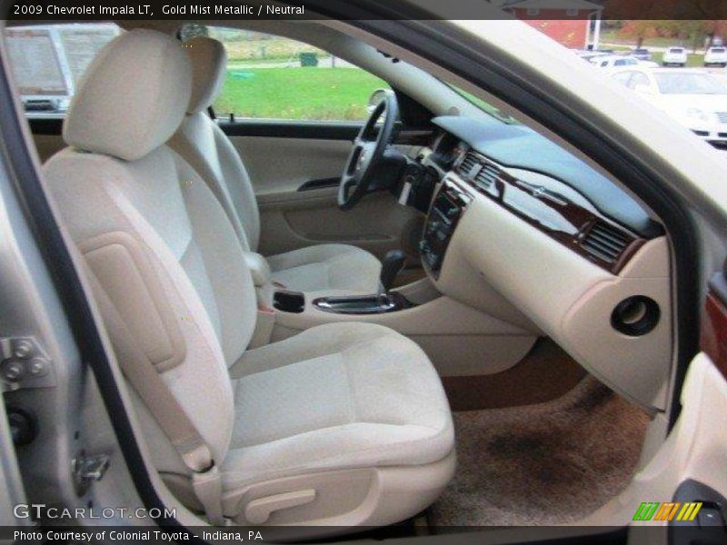 Gold Mist Metallic / Neutral 2009 Chevrolet Impala LT