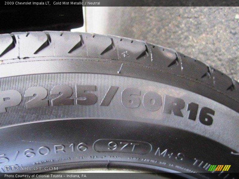 Gold Mist Metallic / Neutral 2009 Chevrolet Impala LT