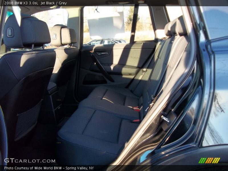 Jet Black / Grey 2008 BMW X3 3.0si
