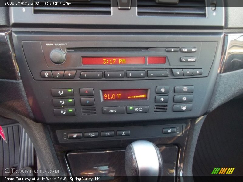 Jet Black / Grey 2008 BMW X3 3.0si