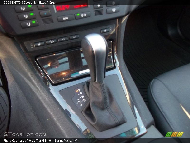 Jet Black / Grey 2008 BMW X3 3.0si
