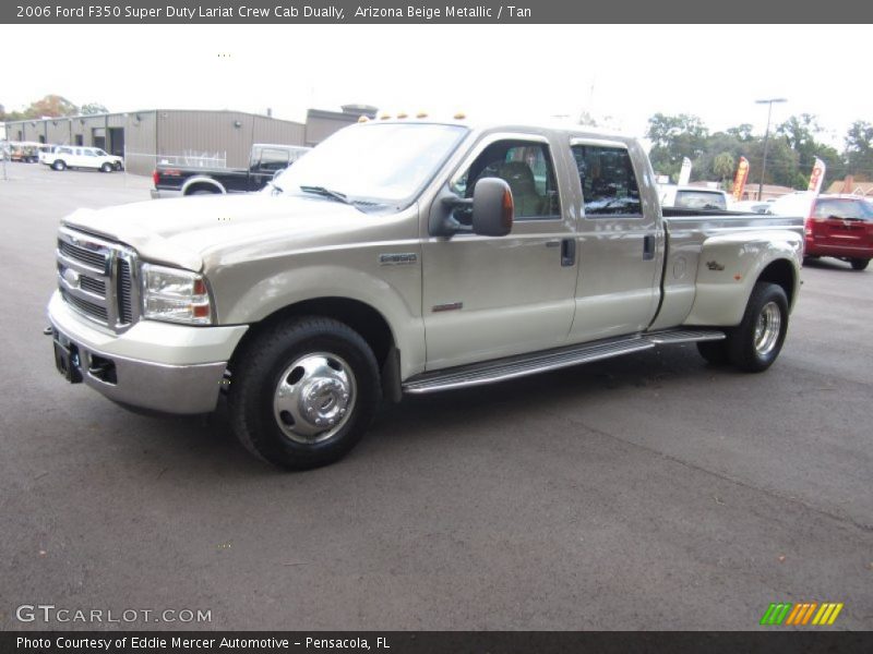 Arizona Beige Metallic / Tan 2006 Ford F350 Super Duty Lariat Crew Cab Dually