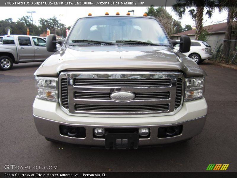 Arizona Beige Metallic / Tan 2006 Ford F350 Super Duty Lariat Crew Cab Dually