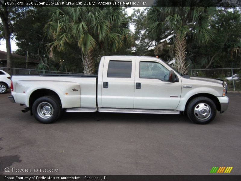 Arizona Beige Metallic / Tan 2006 Ford F350 Super Duty Lariat Crew Cab Dually