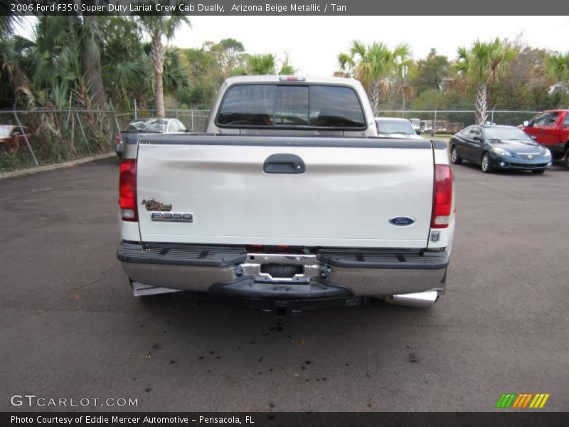 Arizona Beige Metallic / Tan 2006 Ford F350 Super Duty Lariat Crew Cab Dually