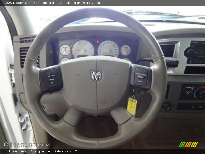  2009 Ram 2500 Lone Star Quad Cab Steering Wheel