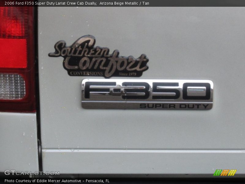 Arizona Beige Metallic / Tan 2006 Ford F350 Super Duty Lariat Crew Cab Dually