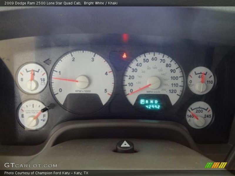  2009 Ram 2500 Lone Star Quad Cab Lone Star Quad Cab Gauges