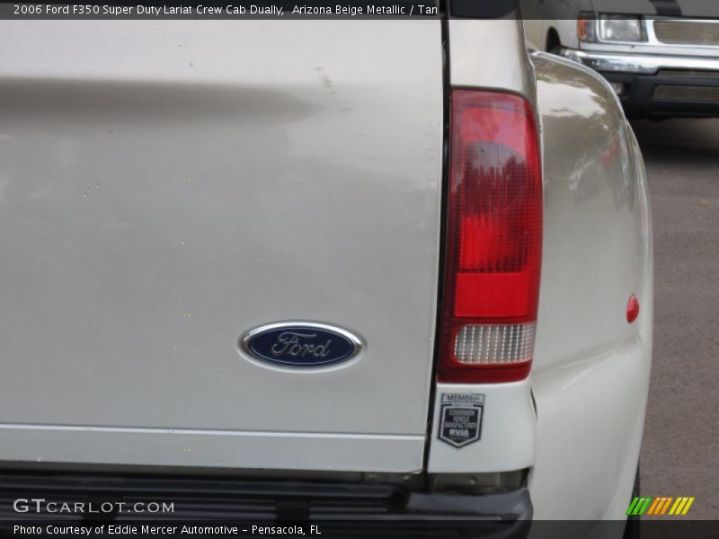 Arizona Beige Metallic / Tan 2006 Ford F350 Super Duty Lariat Crew Cab Dually