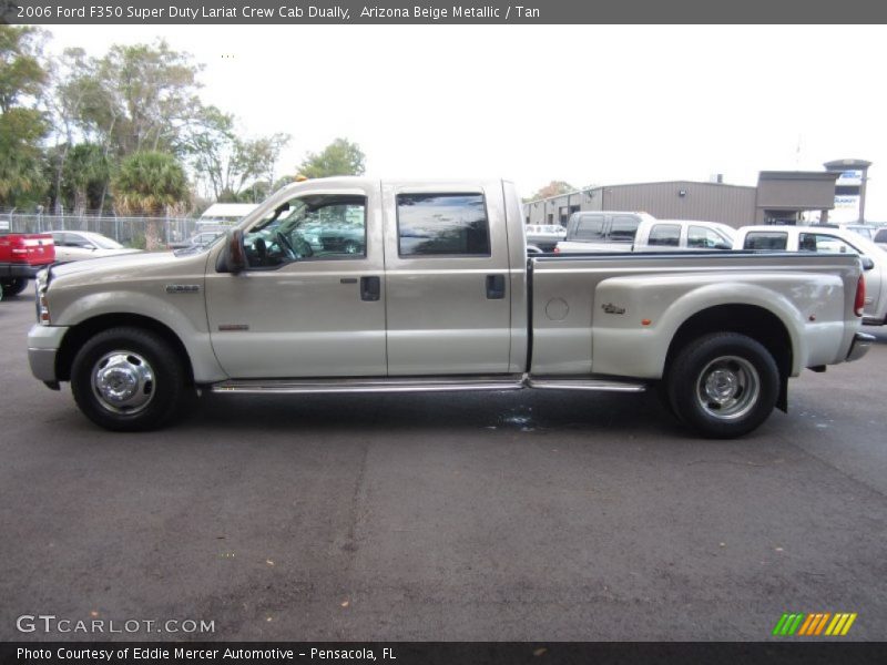 Arizona Beige Metallic / Tan 2006 Ford F350 Super Duty Lariat Crew Cab Dually