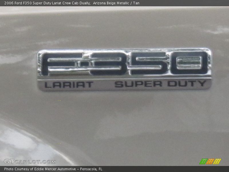 Arizona Beige Metallic / Tan 2006 Ford F350 Super Duty Lariat Crew Cab Dually