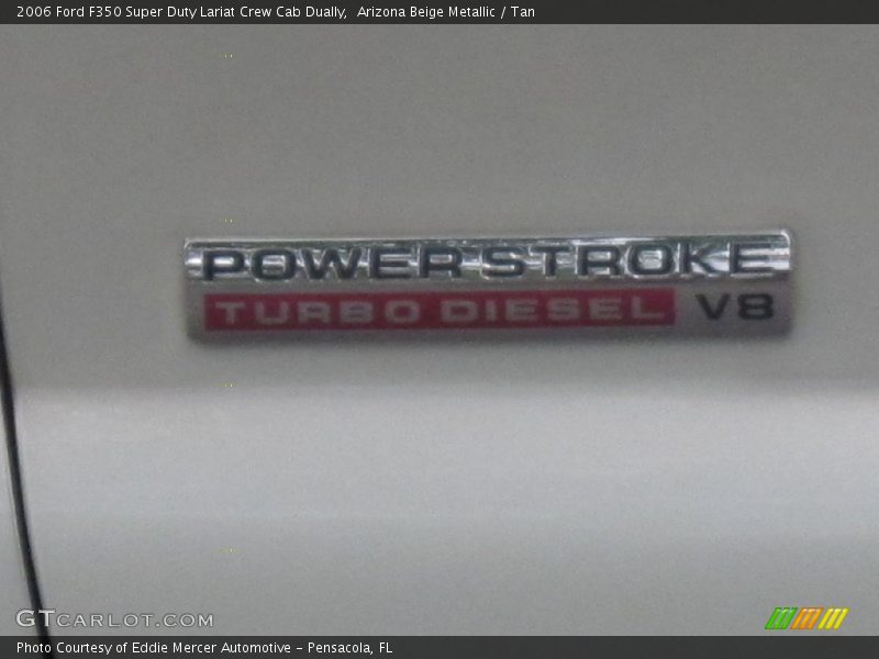 Arizona Beige Metallic / Tan 2006 Ford F350 Super Duty Lariat Crew Cab Dually